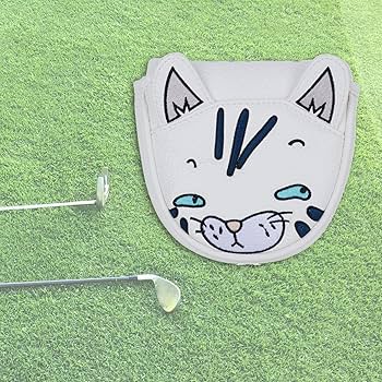 『ねこ』♪かわいぃ♪軟鉄スクエア・レディース　パター・カバー付き ねこ』♪かわいぃ♪軟鉄スクエア・レディース パター・カバー