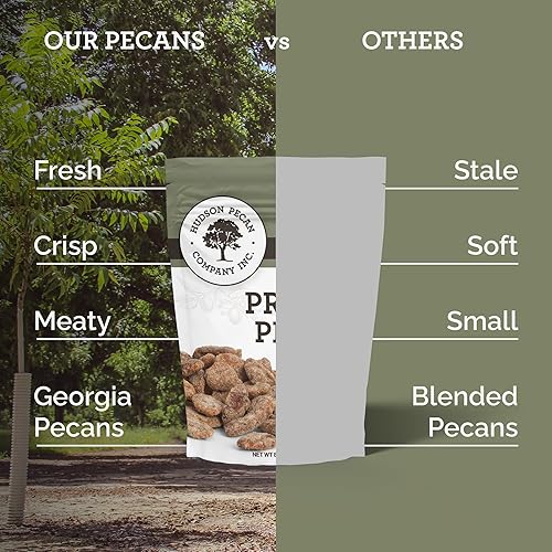 Miniatura 4 de Hudson Pecan - Nueces praliné  Delicia gourmet en cada bocado  Paquete resellable de 8 onzas para frescura  Dulzura sureña irresistible  Perfecto