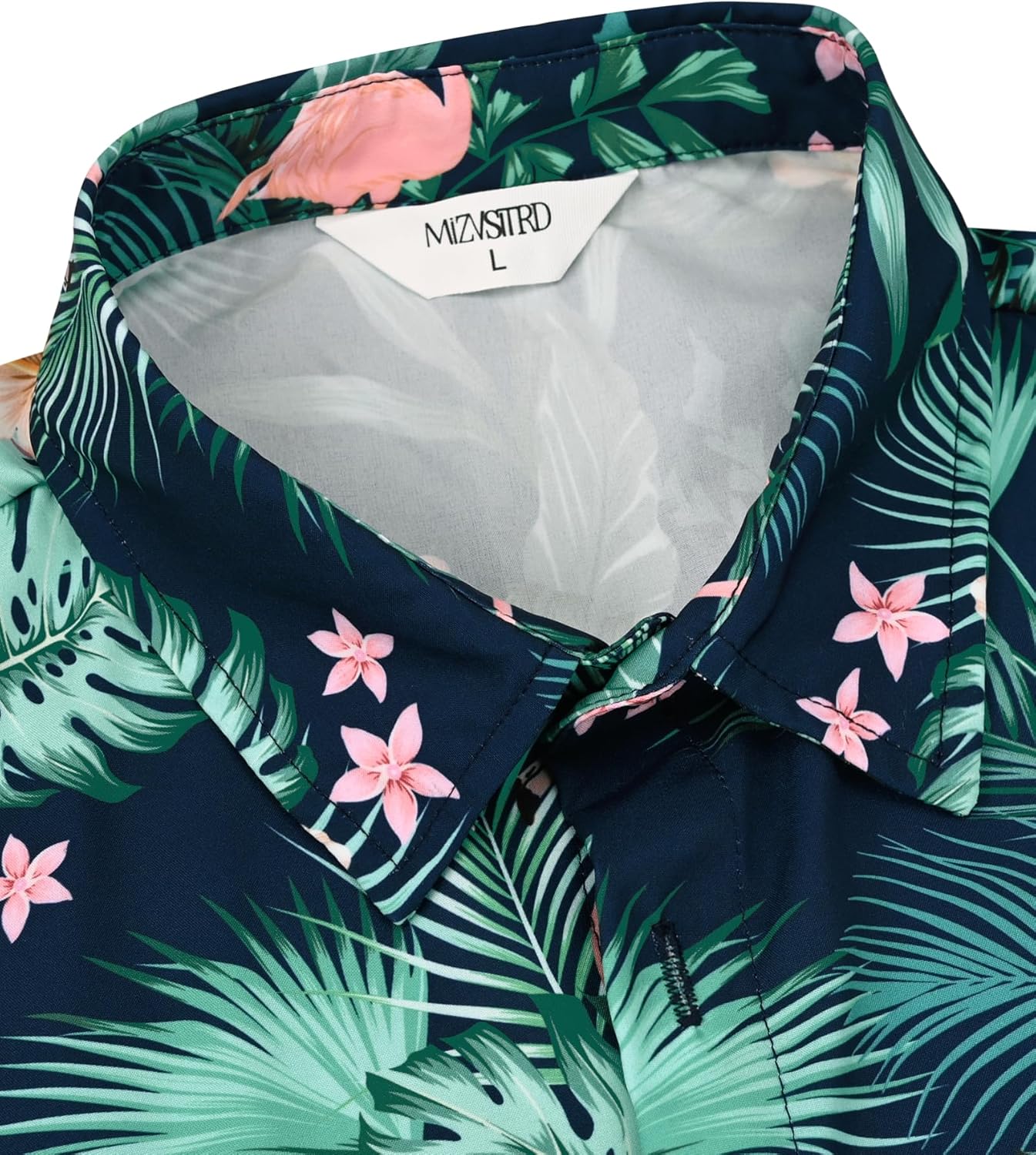 Hawaiian Shirt for Men Tropical Shirts Summer Beach Button Down Short Sleeve Luau Aloha Floral Cruise Vacation Outfit 2025 - Image 4