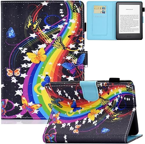 Miniatura 11 de Funda para Kindle (10ª generación 2019), piel sintética, delgada, ligera, con funda protectora inteligente de encendido y apagado automático para