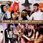 KesaPlan 100 PCS Black Clear Plastic Party Cups, 16 oz Disposable Cocktail Drinking Cup for Halloween, Disposable Wine Glasses for Milkshake Juice Graduation Father's Day Birthday Wedding Party