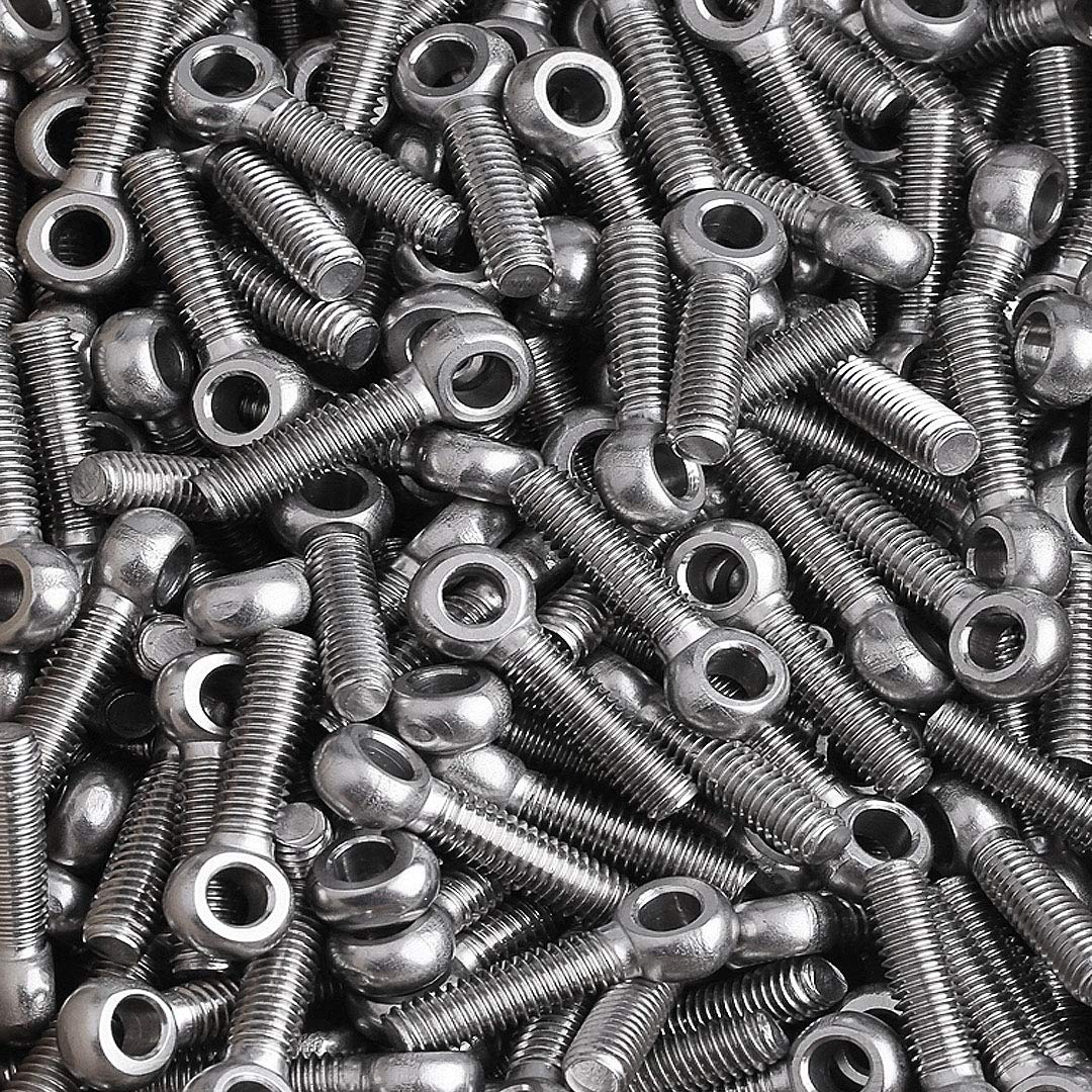 bulloni a occhiello, bullone ad anello, golfare, viti ad occhio in 304 acciaio Inox, M6×70mm,4 pcs
