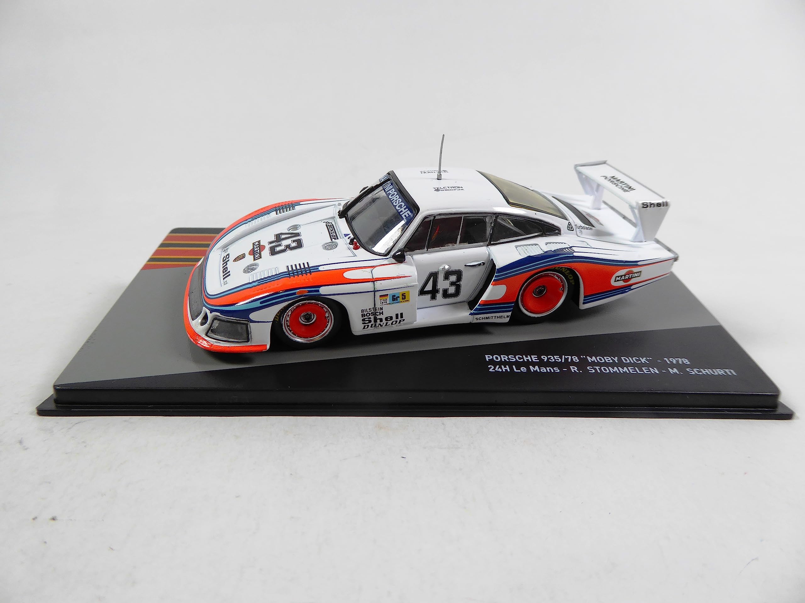 MINICHAMPS 1/43 – Porsche 935/78 Moby Dick – 24h LM 1978 – Stommelen/Schurti