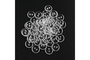 15mm Clear Transparent Resin Buttons