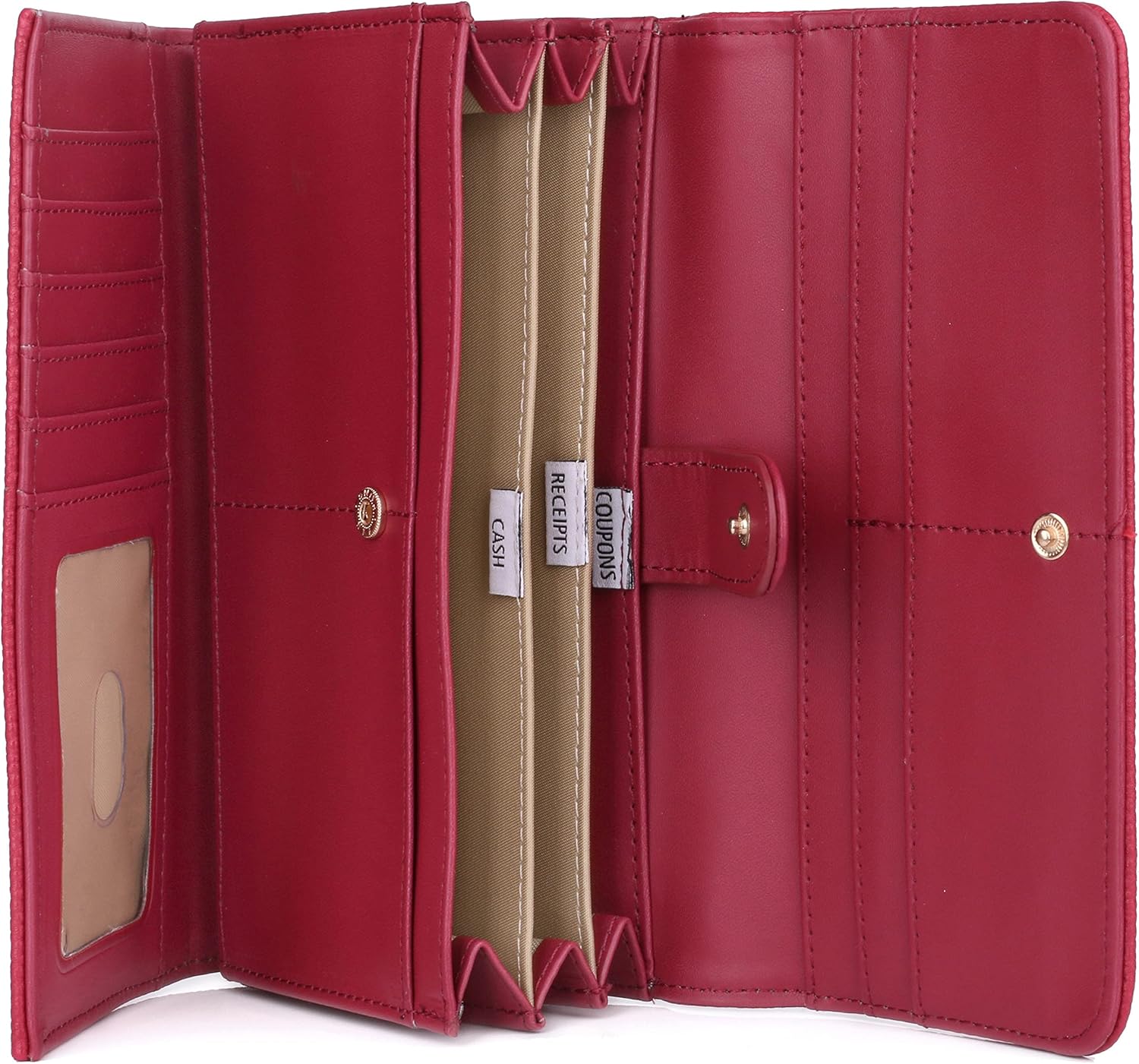 Julia Buxton Bianca Wallet Red - Image 2