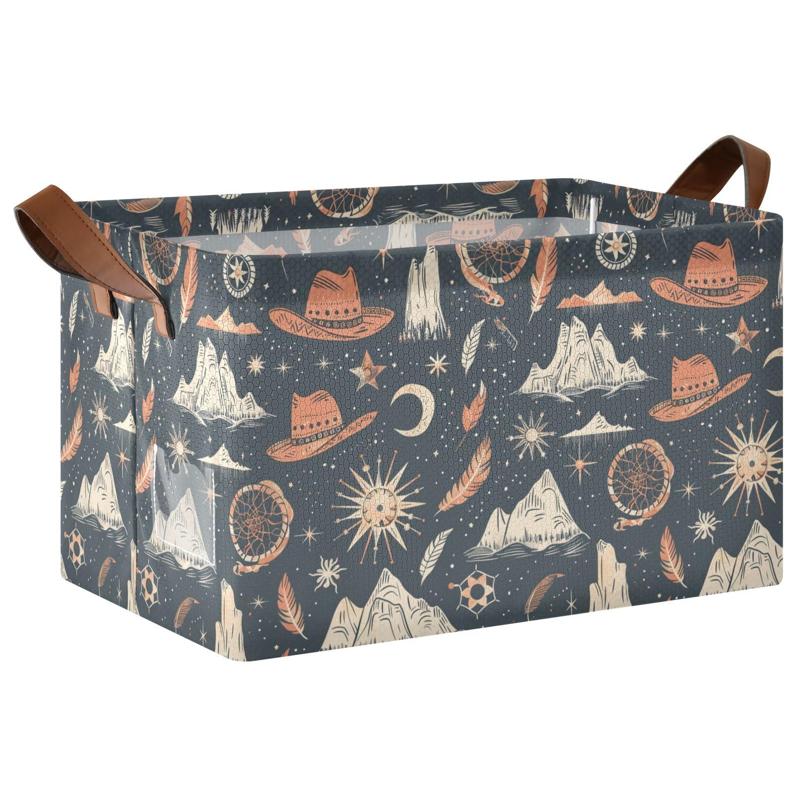 Baskets Storage Bins Fabric Storage Bins Collapsible iron Frame Storage Cube Baskets for Organizing Clothes Storage Bins Storage Bins for Shelves Dream Catchers Hats