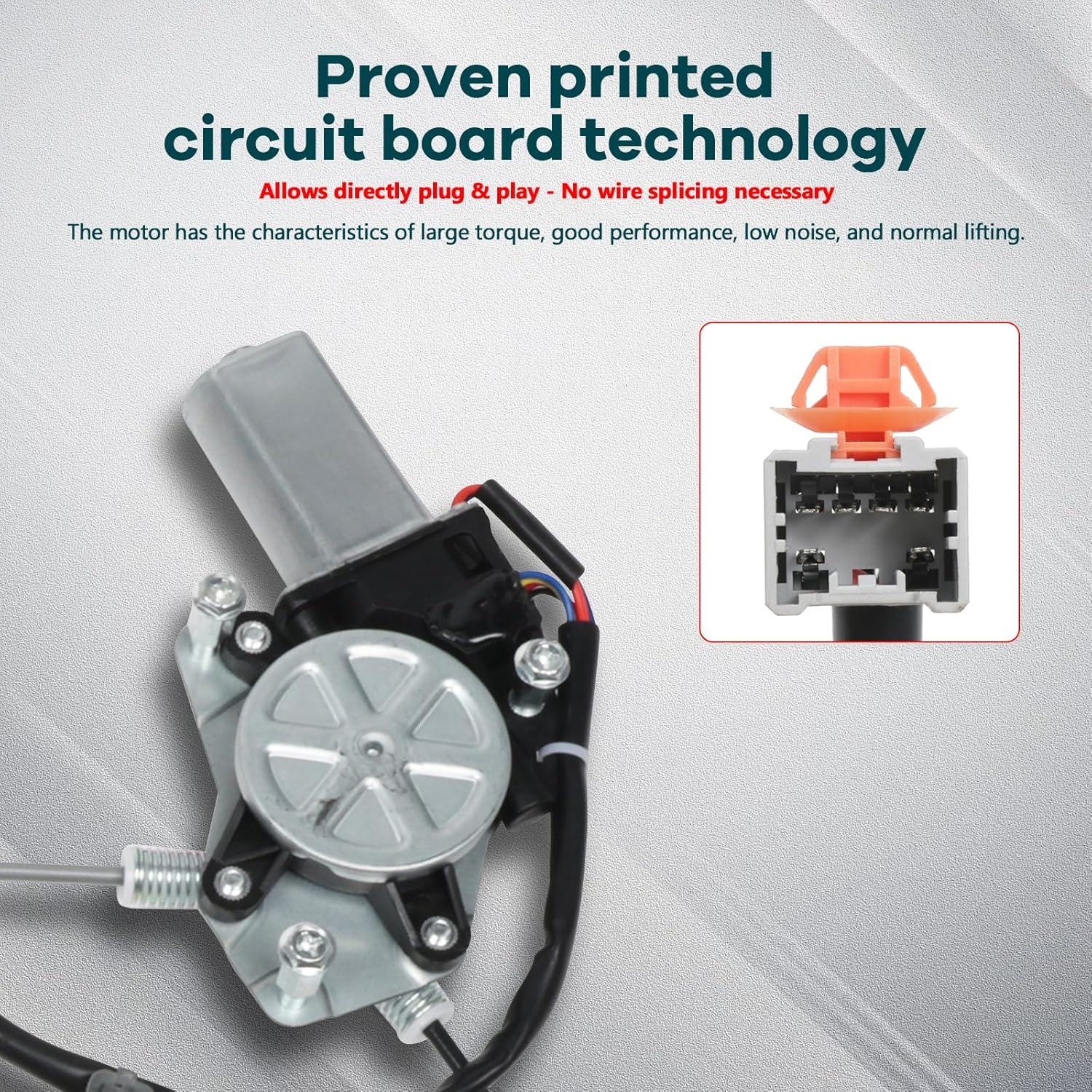 FINDAUTO 748-916 Front Left Driver Side Power Window Regulator with Motor Replacement for 2003 2004 2005 2006 for Acura MDX, 72250S3VA52