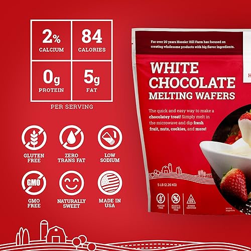Miniatura 5 de Hoosier Hill Farm - Obleas de fusión blancas paquete de 1