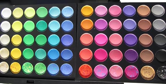 Botanical Beauty 180 color Mix and Match Eyeshadow Palette. Matte, Shimmer, Warm, Neutral for the professional makeup artists, wedding makeup. Versatile uses for Cheeks, Lips, Eyes