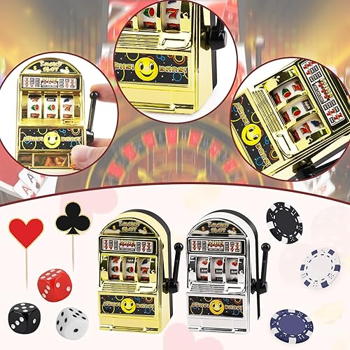 Miniatura 217 de Hooqict 26 piezas de decoraciones de pasteles de los años 80 y 90, decoraciones retro de los años 80 de hip hop con bolas de purpurina para cupcakes