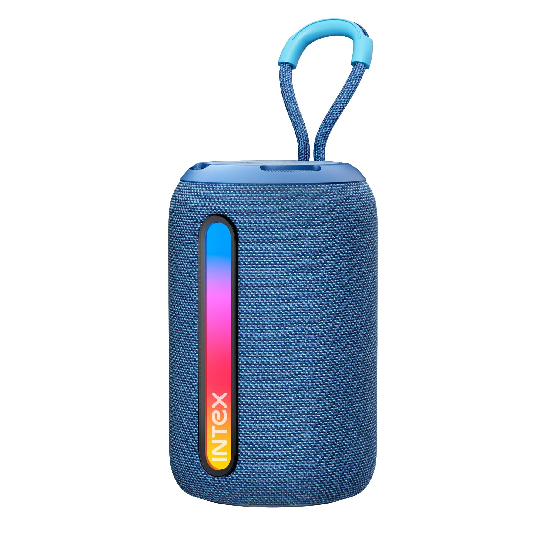Intex Beast 5X Portable Bluetooth Speaker 5W Output | 360° Surround Sound | RGB LED Light | TWS Pairing | Type-C Charging | Upto 5 Hours Playback | Wireless BT v5.4 Speaker for Party & Travel (Blue)-image-28