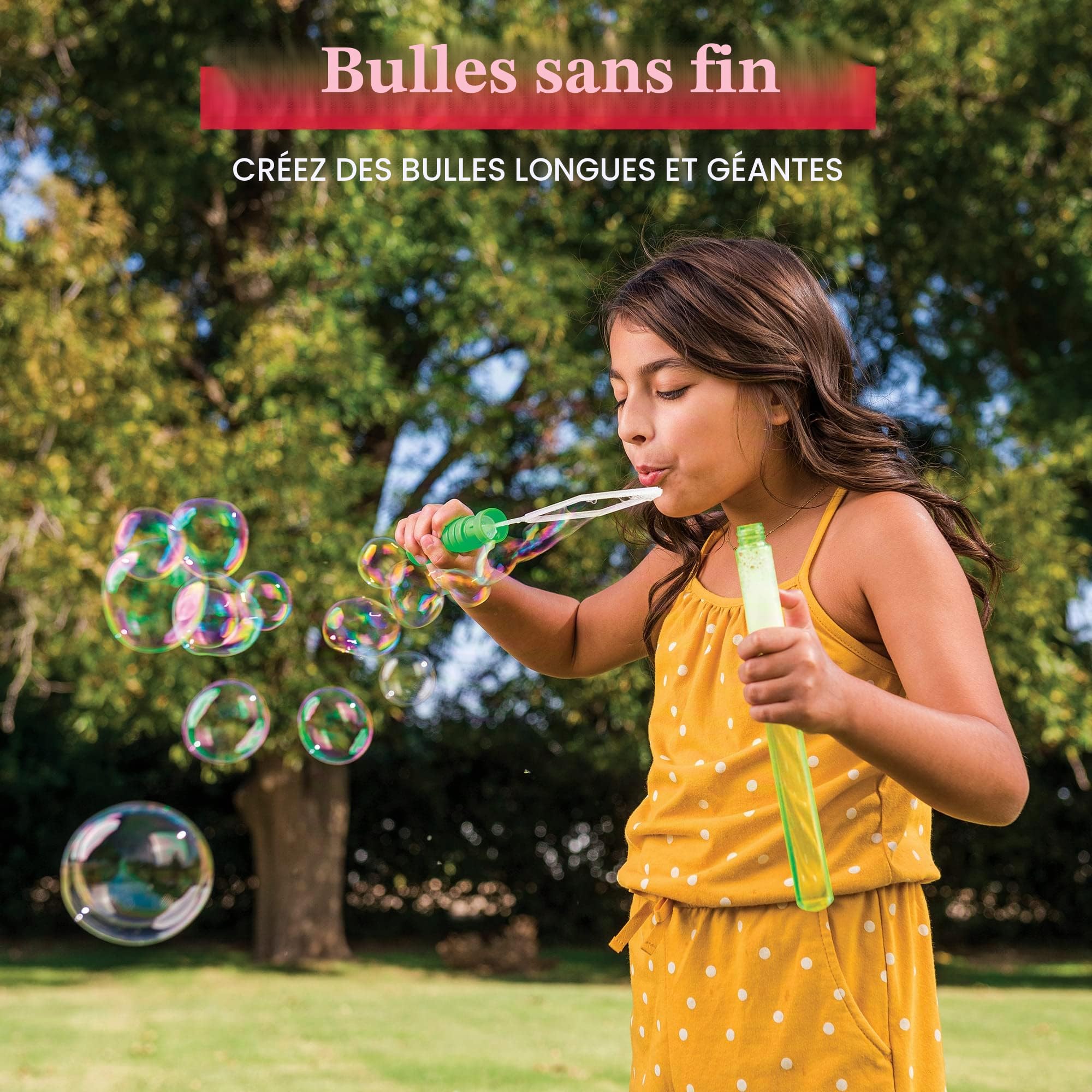 JOYIN Lot de 24 geantes baguettes à bulles de 37cm en vrac (2 douzaines) baguette enfant pour jouets d'été, activités d'extérieur, Pâques, bulles de fête, Jouets d'extérieur pour le jardin pour enfant