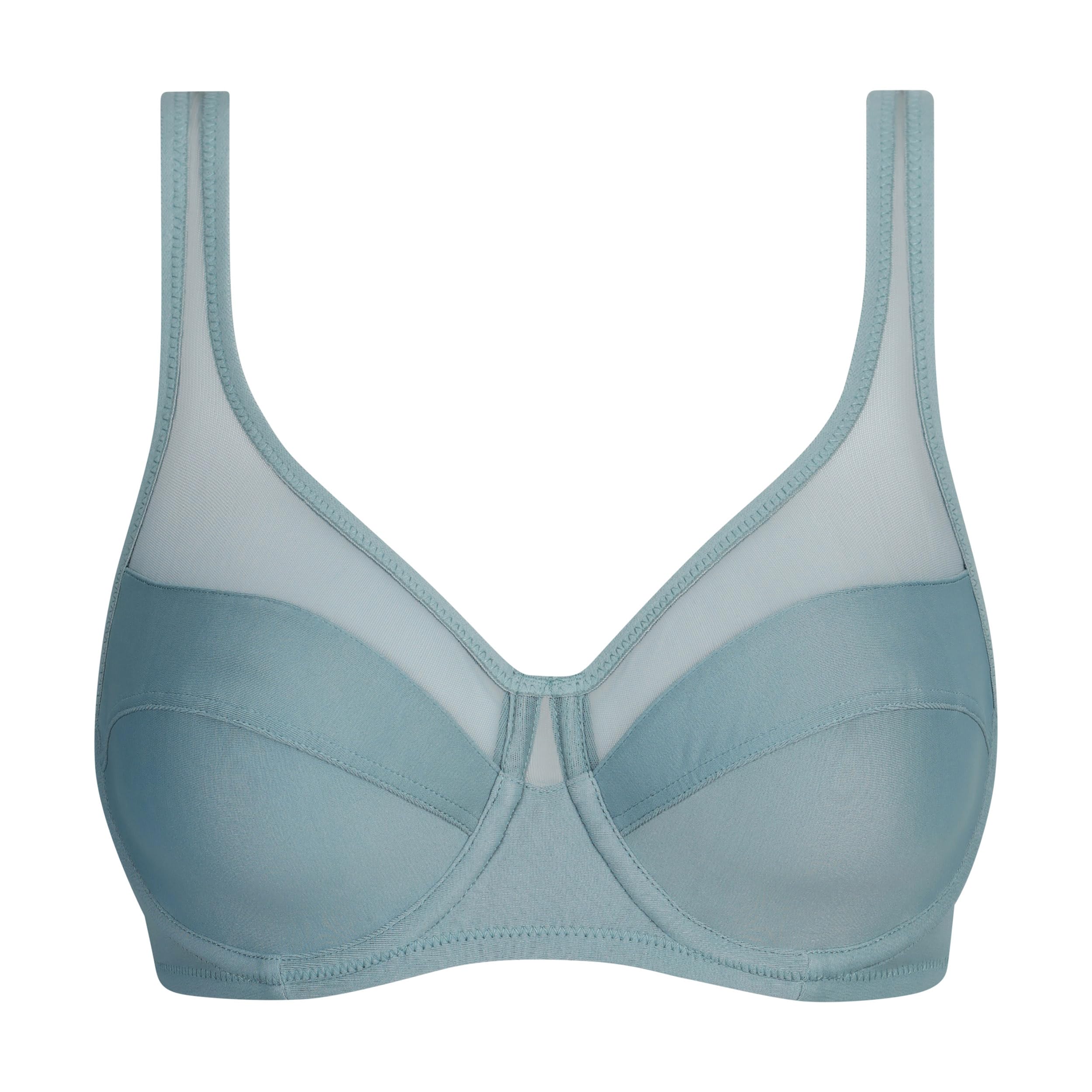 DIM Femme - Soutien-Gorge Generous Classic x1 | Maintien Parfait pour Poitrines Généreuses | Microfibre Épaisse et Stretch | Dos en U et BretelLes Larges | Look Moderne et Confort Absolu