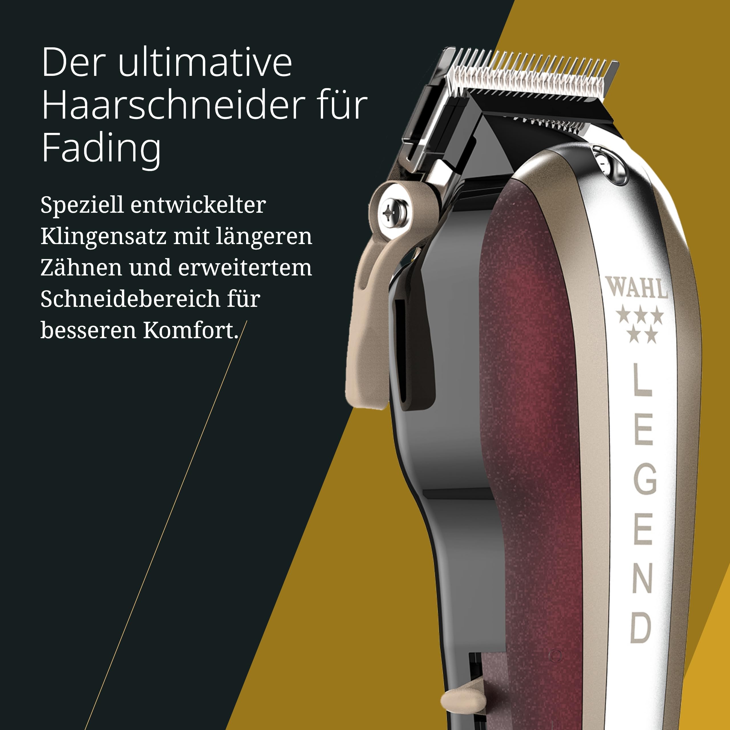 Wahl Legend - Haarschneidemaschine - Professioneller Clipper - Langes und präzises Fading