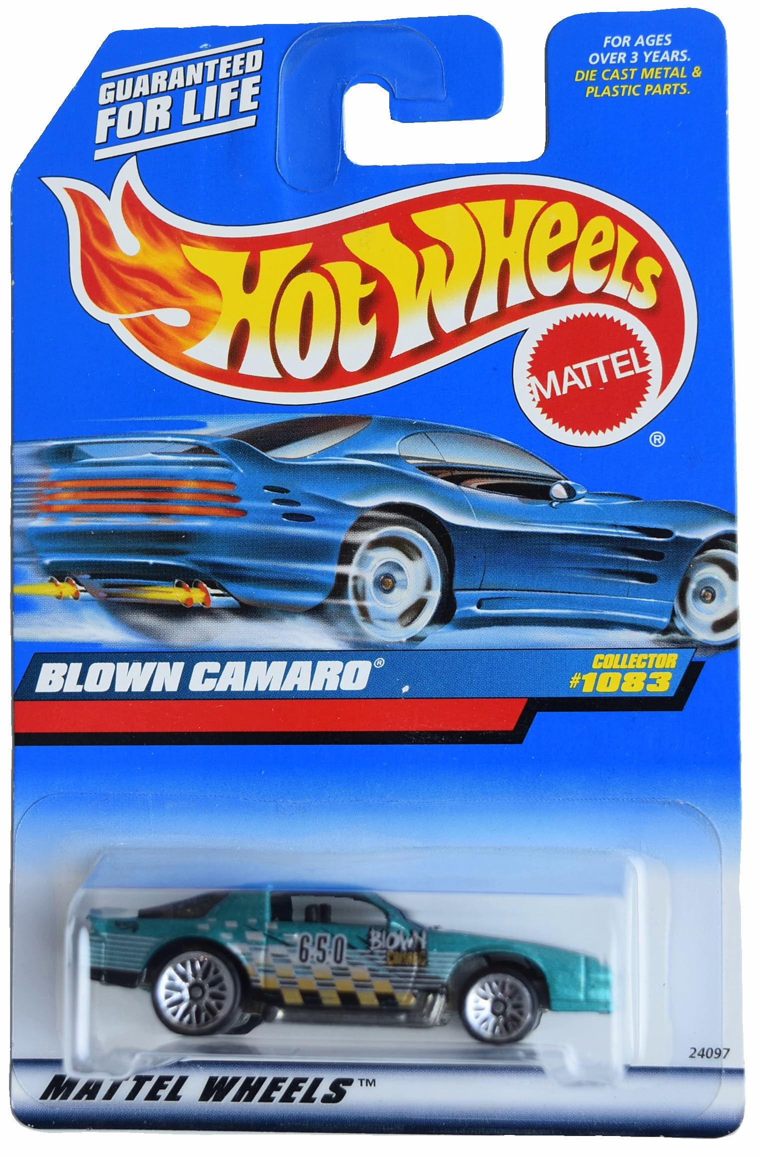 Hot Wheels Blown Camaro, Teal Collector #1083