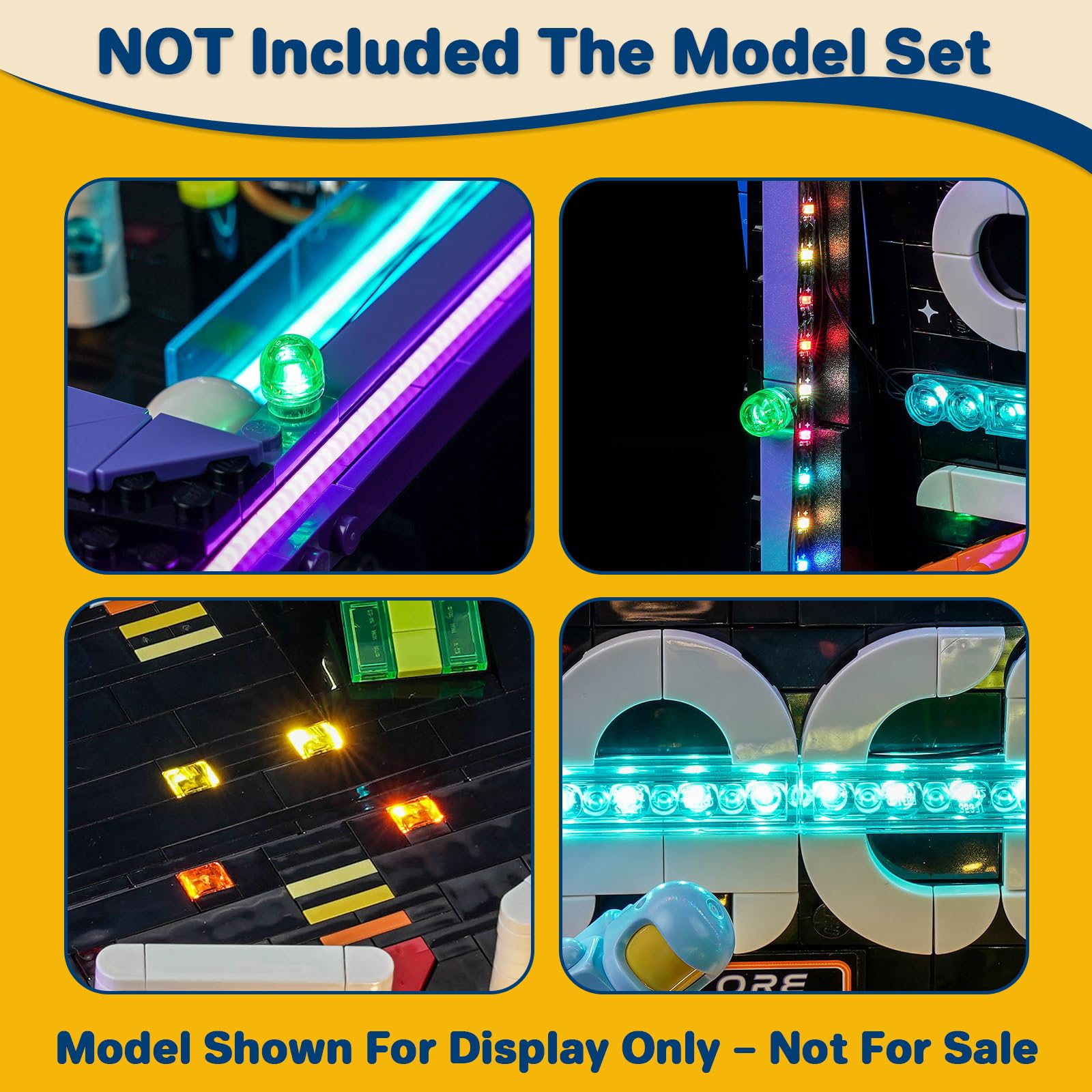 LocoLee LED Light Set Compatible with LEGO 11374 Arcade Pinball Machine - Image 6