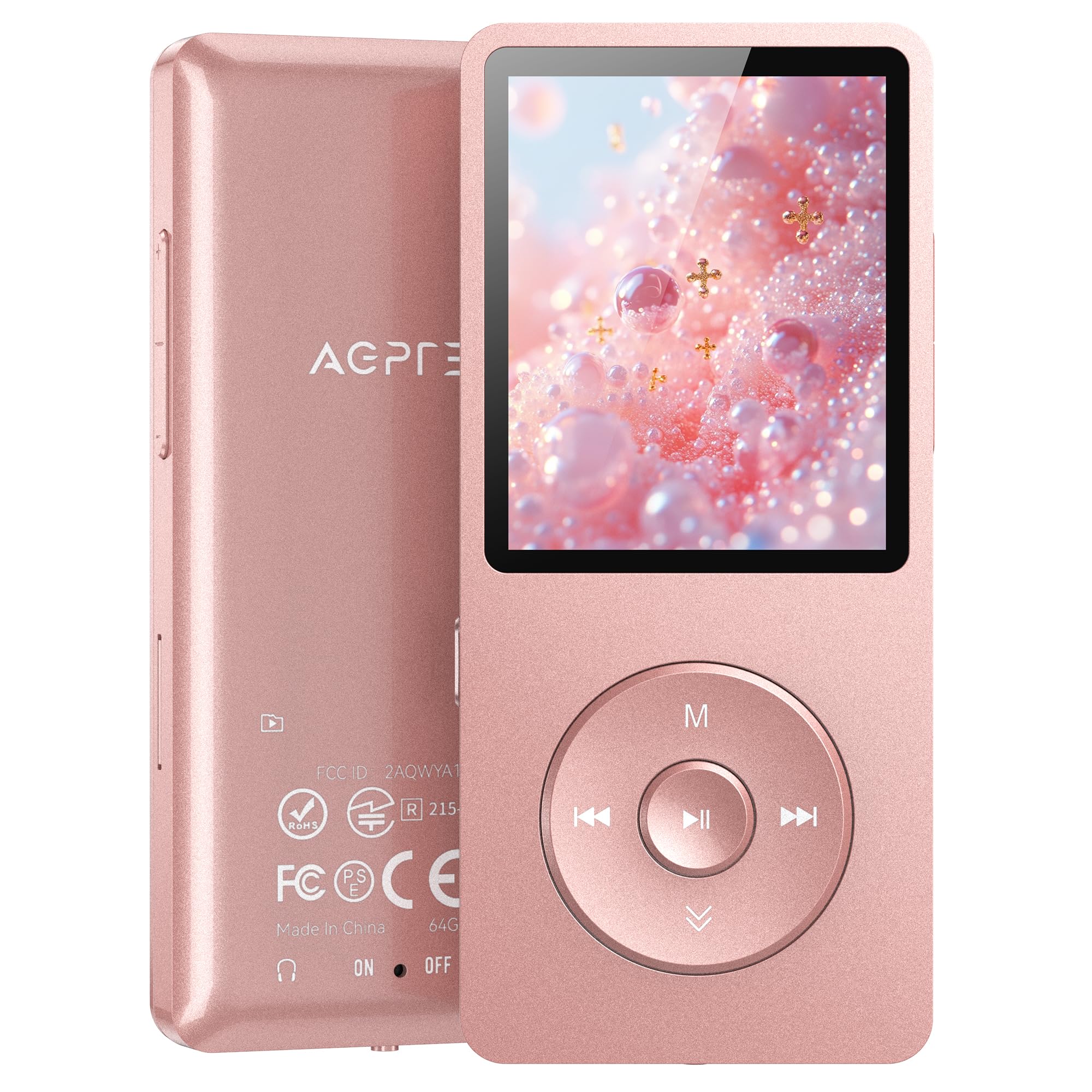 Amazon.co.jp: AGPTEK A02PL 64GB MP3プレーヤー 70時間再生 ロスレス