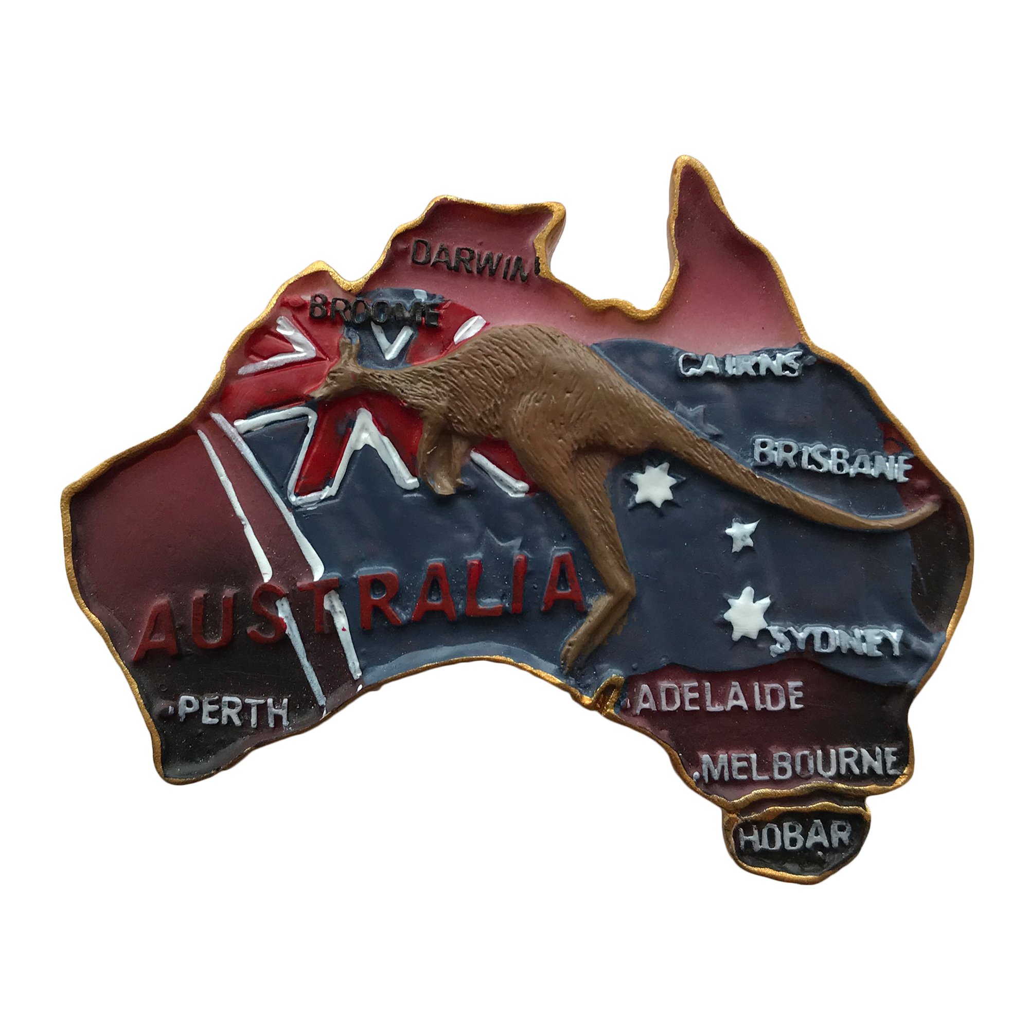 Australia 3D canguri frigorifero magnete resina viaggio souvenir regalo