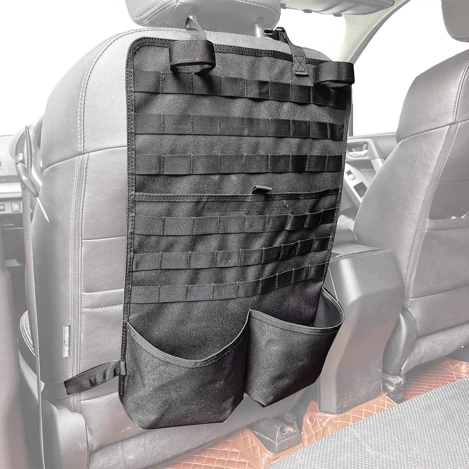 Buy 2 Pack Tactical Seat Back Organizer with Gun Rack Seat Behind Gun