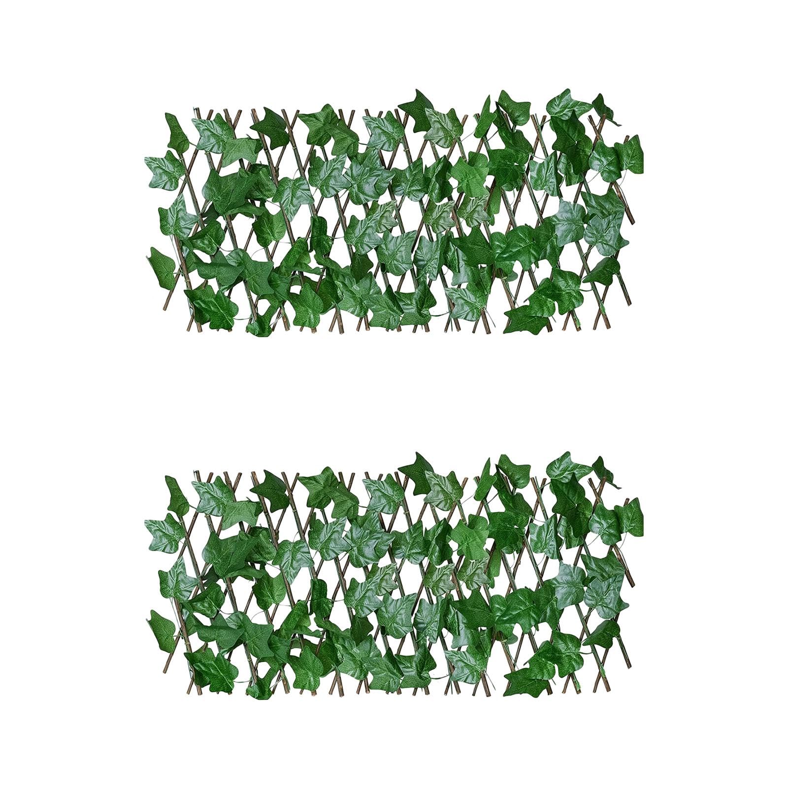 Faux Ivy Fencing Panel Vine Fence Fence Privacy Screen for Balcony Home Yard 2Pcs | Yard, Garden & Outdoor Living | Garden Fencing | Fence Panels-image-18