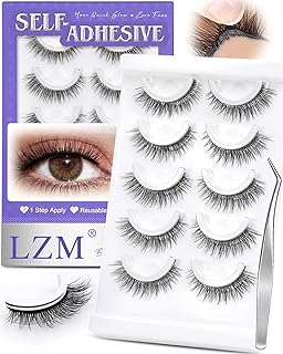 Pestañas autoadhesivas, sin pegamento, no nec...