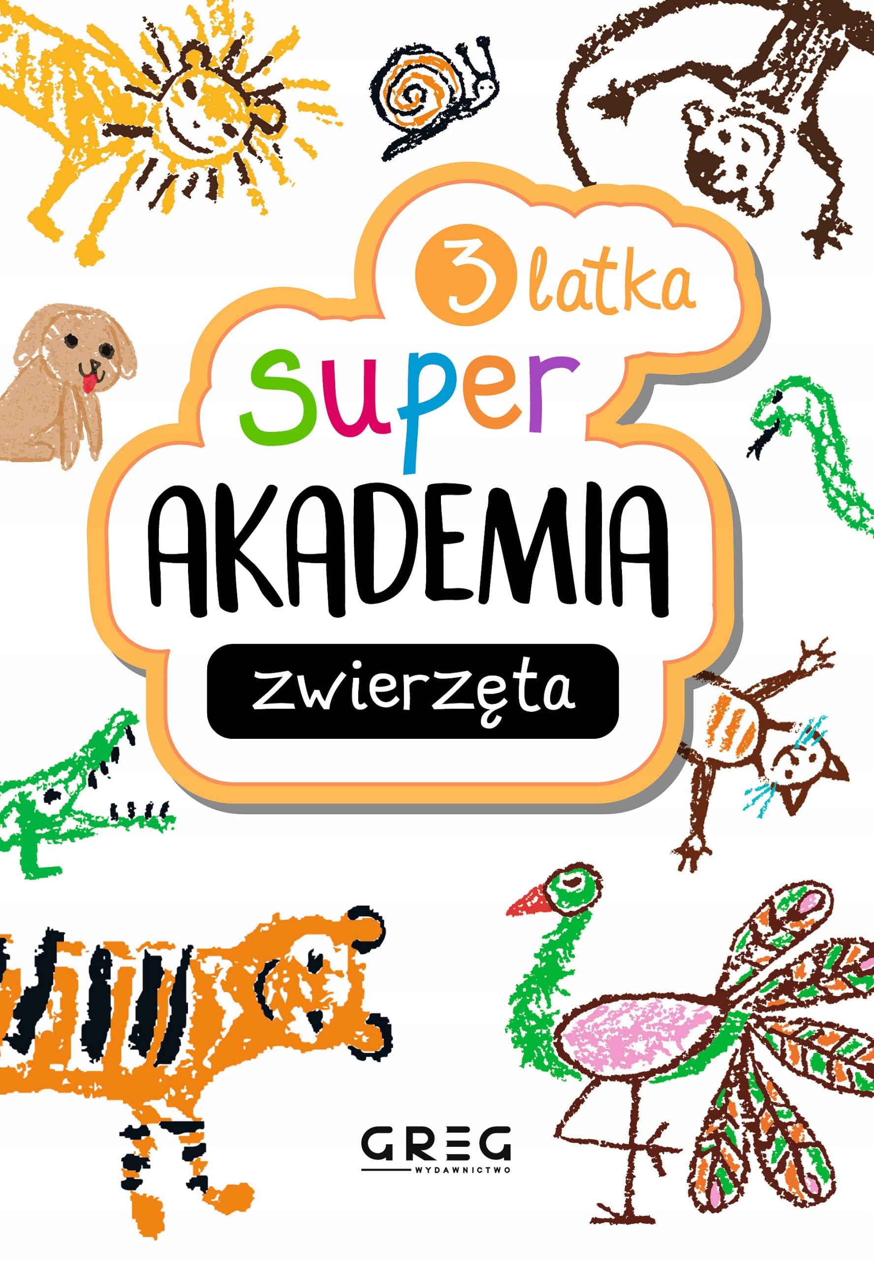 Super Akademia: zwierzęta 3 latka