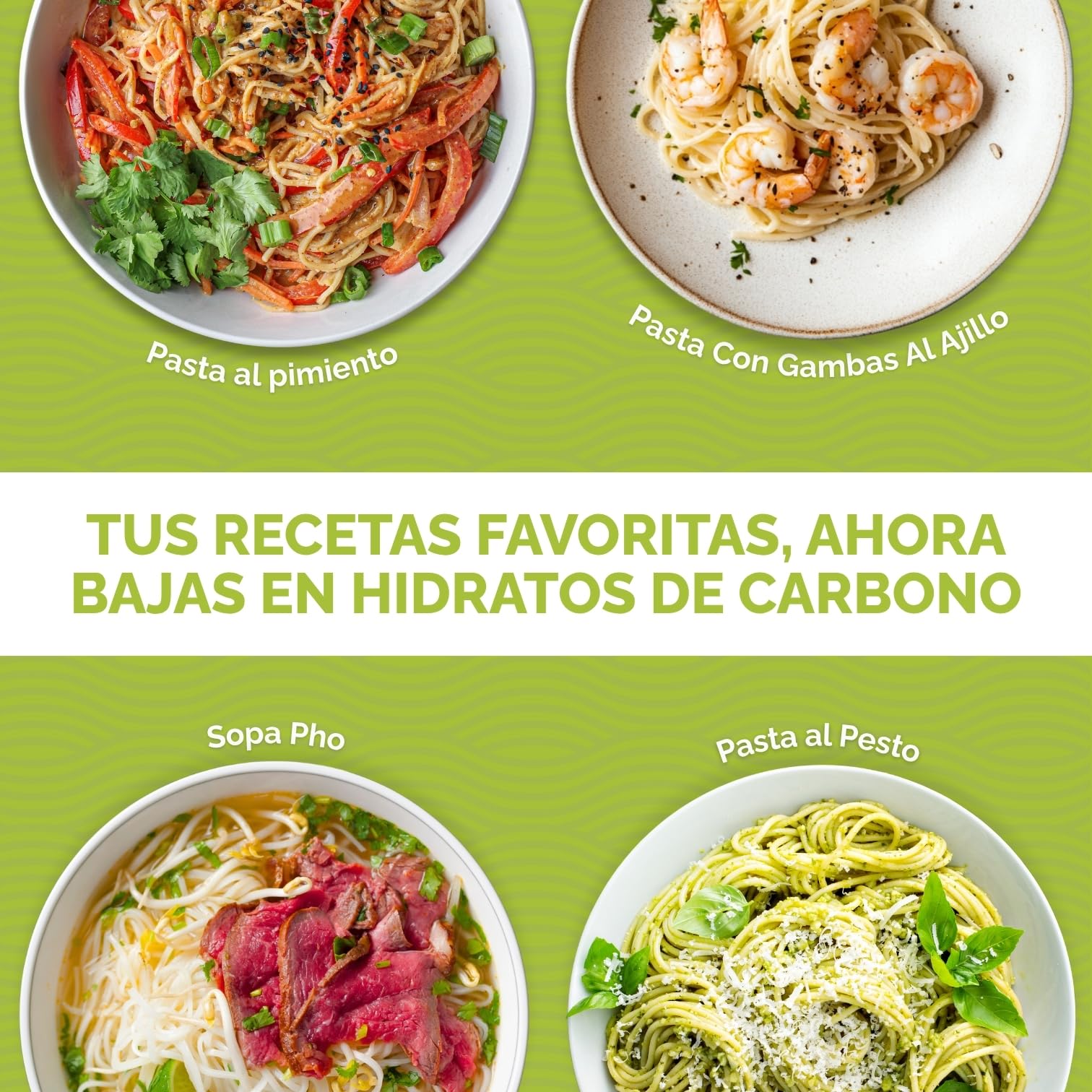 PALMINI Angel Hair – Spahetti – Palmito – Bajo en calorías – Bajo en carbohidratos – Keto - Vegano – Libre de OGM – Libre de Gluten – Sin azúcar – 338g | (Pack de 3 unidades) — view 9