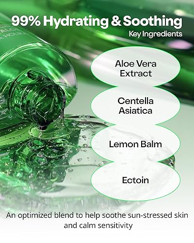 Miniatura 6 de HOLIKA HOLIKA Aloe Fresh Moisture Soothing Gel - Face Body Moisturizer - Fermented Aloe and Cica - Hydrating Cooling Hypoallergenic Korean Skincare