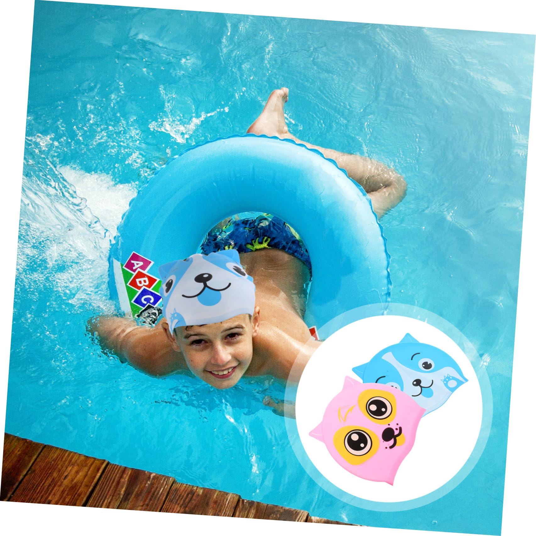 Kisangel Cuffie Per Silicone Forma Cappello Per Piscina E Doccia Leggere E 2