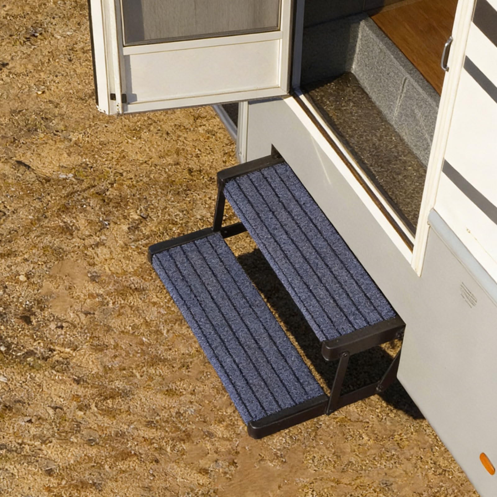 Motorhome - Alfombrilla protectora ajustable antideslizante con reflectante, fácil de instalar para pedales, accesorios de camping