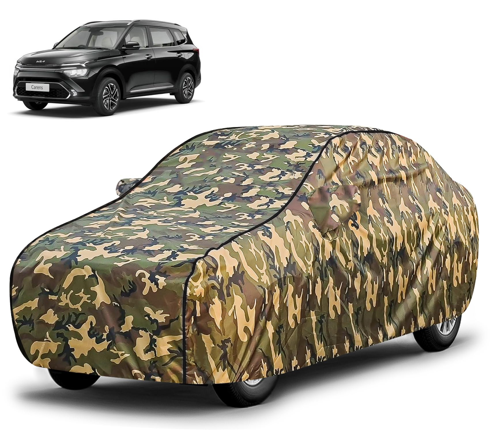 Tata Punch Car Cover - Jungle Print Waterproof -6 Tata Punch Car Cover - Jungle Print Waterproof -6