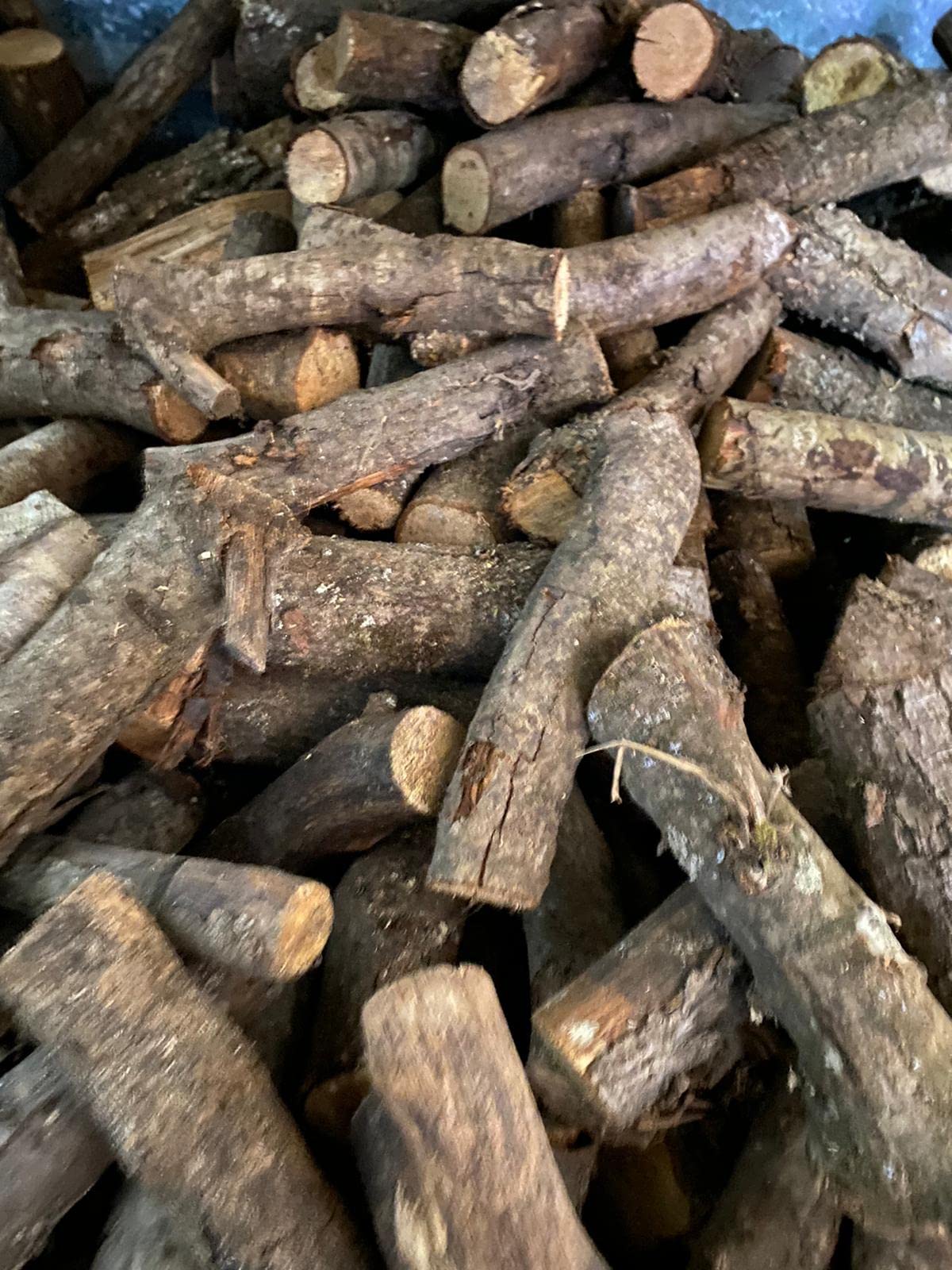 Jandei - Leña de Roble (24Kg) Tronco Mediano 30-40cm. Totalmente Seca, para Chimeneas, Barbacoas, Calderas, Estufas y Cocinas. Origen España, Marrón, JNM-0001