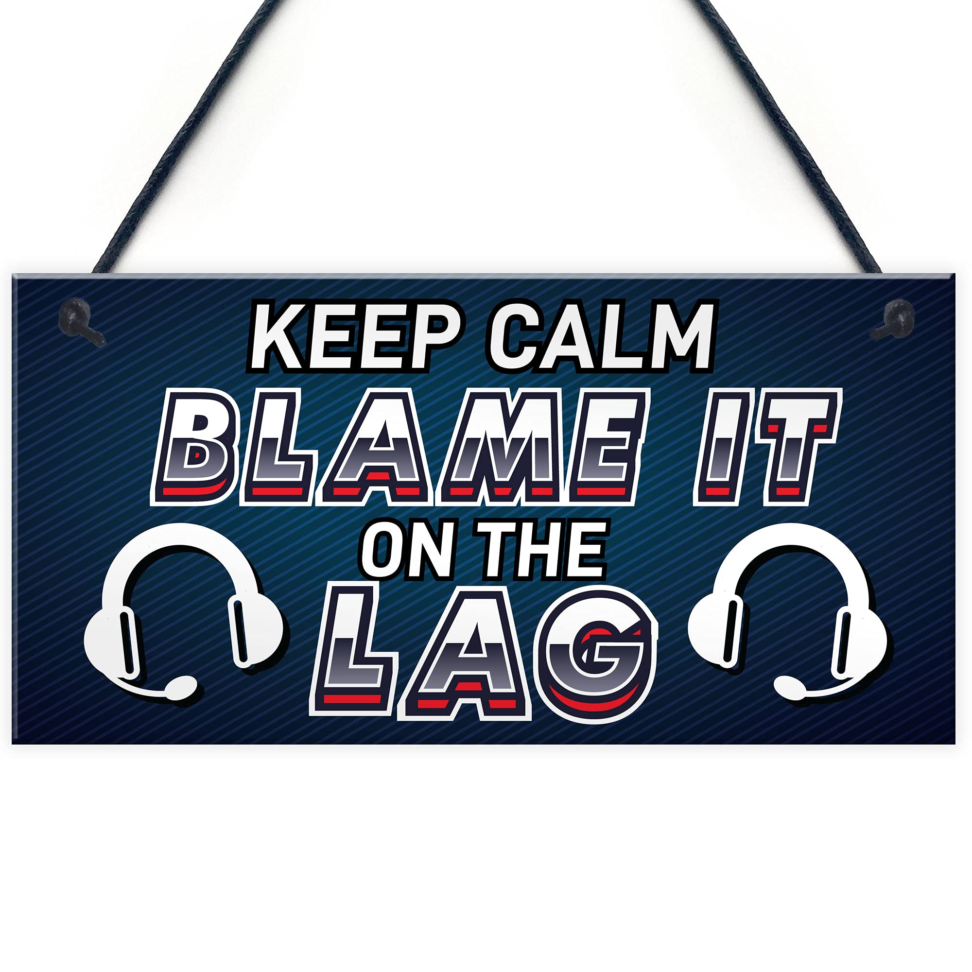 Gamer Gifts Hanging Plaque Boys Bedroom Sign Gaming Sign Funny Gift