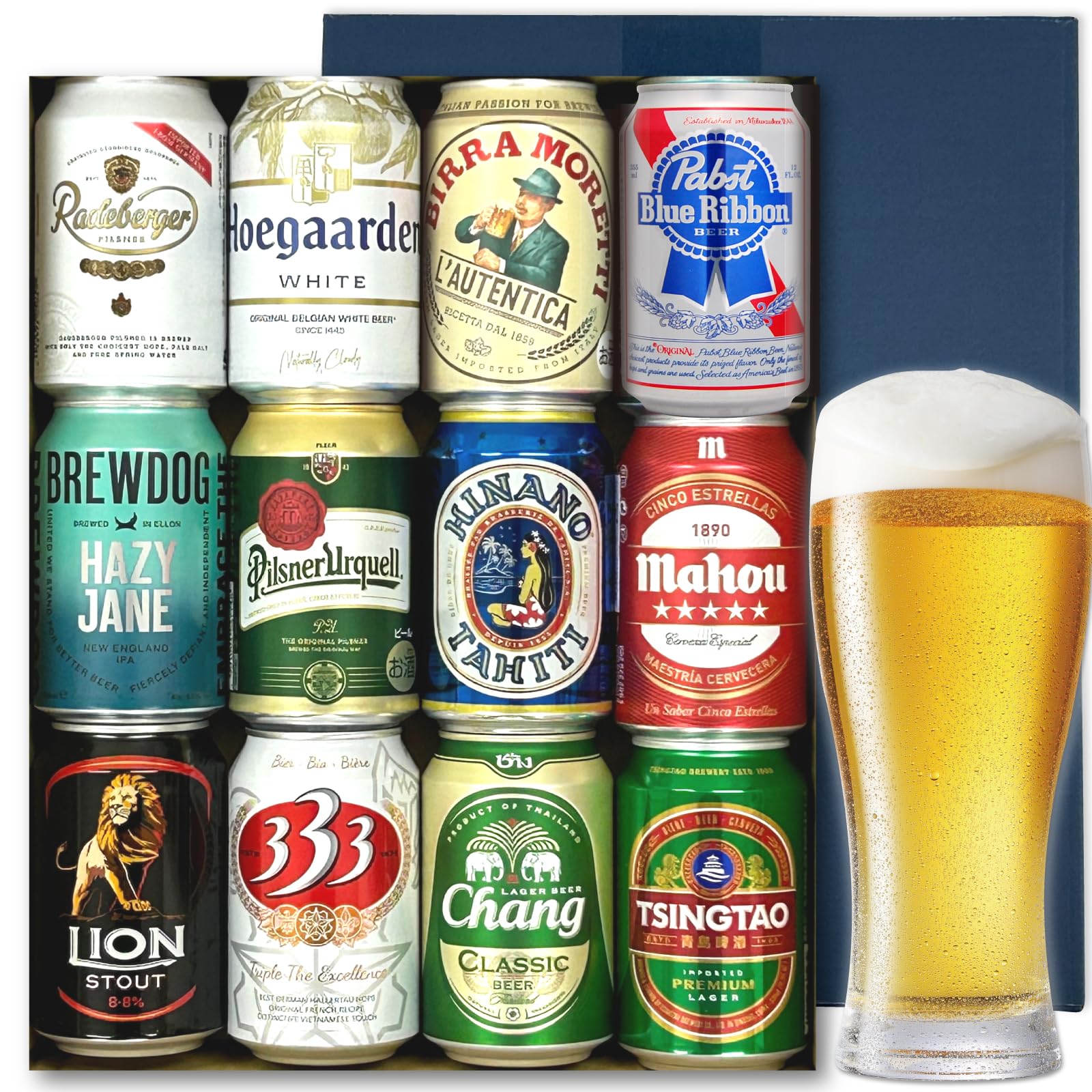 Amazon.co.jp: 世界の 缶ビール 飲み比べ ギフトセット 12ヵ国 12本