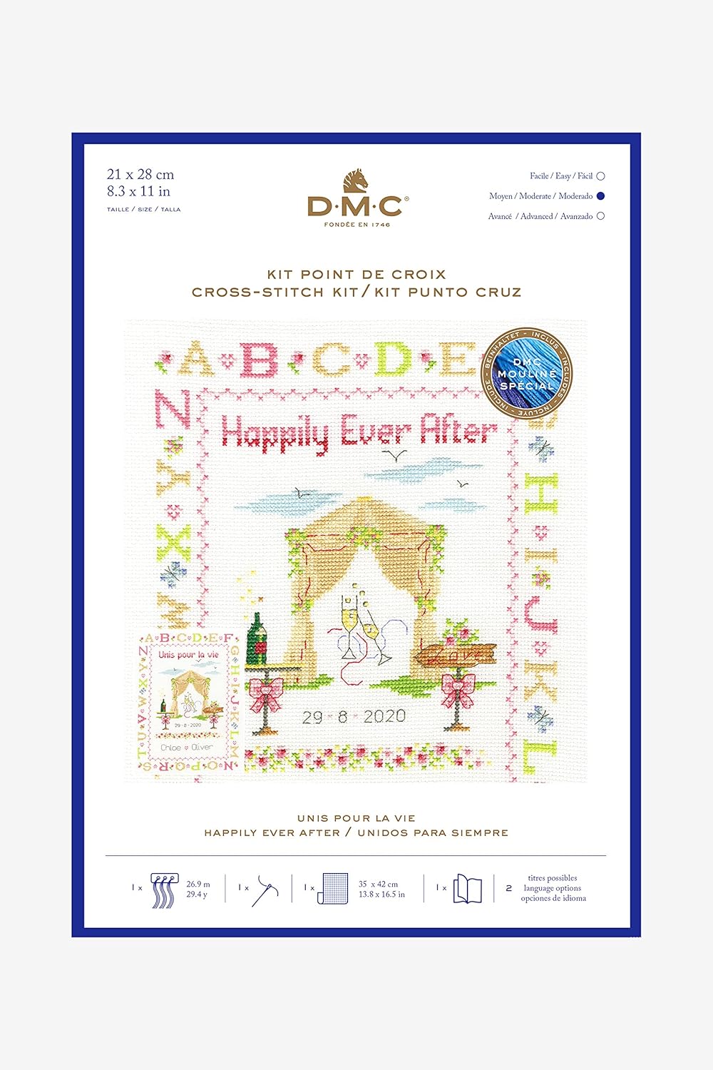 DMC - Happily Ever After Cross-Stitch Kit