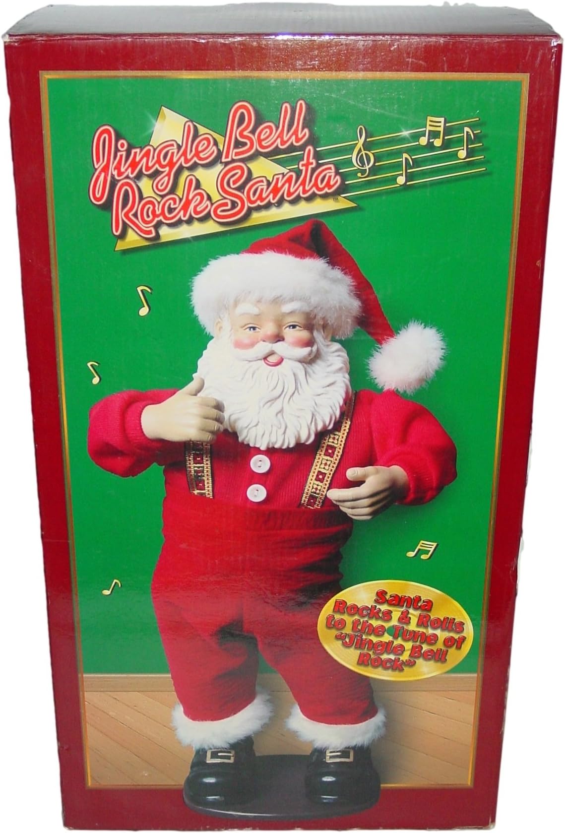 Jingle Bell Rock Santa Animated Dancing Singing Santa Claus