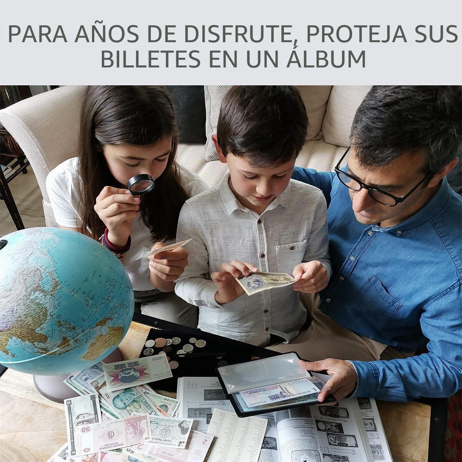IMPACTO COLECCIONABLES | Colección de 25 Billetes Auténticos de 25 Países Diferentes - Sin Repeticiones, Desmonetizados y Originales | Ideal para Coleccionistas, Incluye Certificado de Autenticidad
