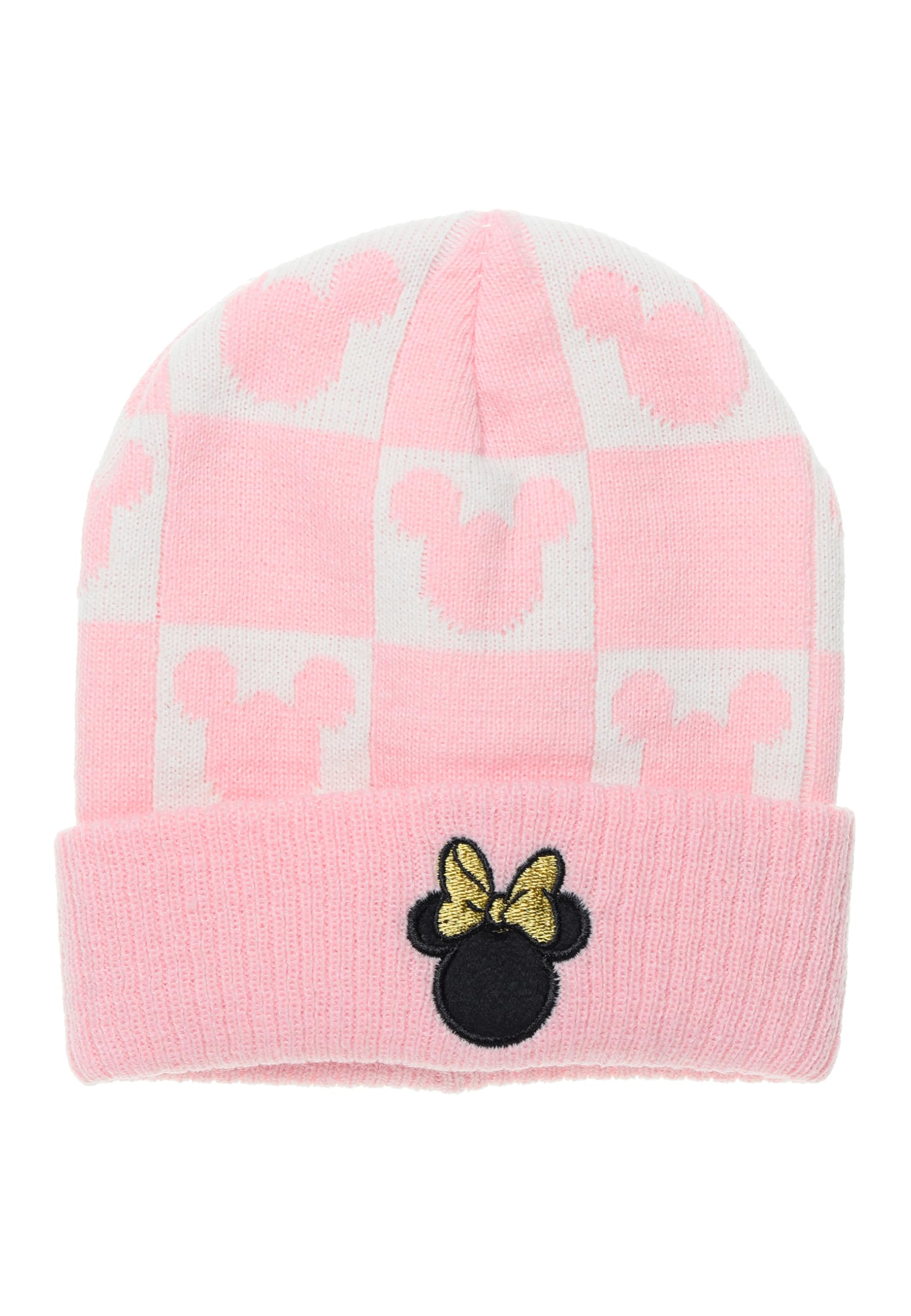 Minnie Mouse Children's Hat Gifts for Girls Beanie Winter Knitted Hat Mickey Mouse Winter Hat (DE/NL/SE/PL, Numeric, 52, Pink), pink, 6 3/8