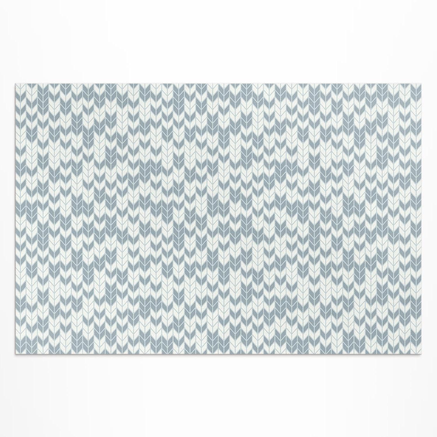 Tapis extérieur jardin rectangle 100x150 imperméable en PVC pour décoration balcon terrasse