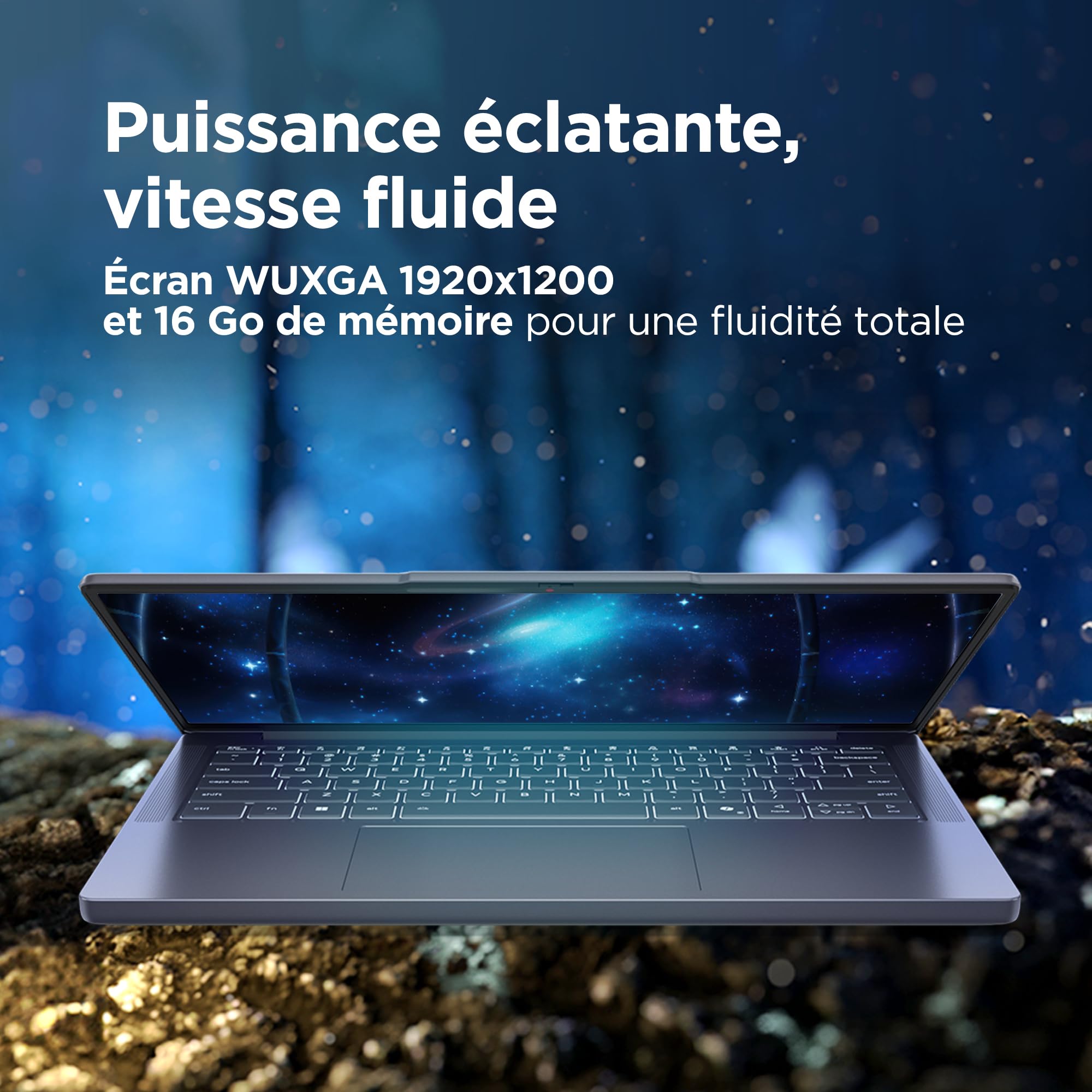 Lenovo IdeaPad Slim 3 14IRH10 Ordinateur Portable 14" WUXGA Intel Core i7-13620H RAM 16Go SSD 512Go Intel UHD Graphics Windows 11 Home Clavier AZERTY Français Gris