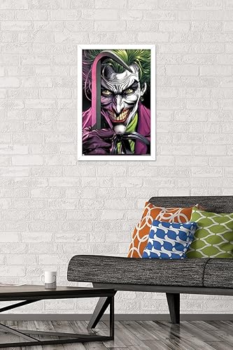 Miniatura 2 de Trends International DC Comics The Joker - Póster de pared con barra de palanca, 14.72 x 22.37 pulgadas, versión enmarcada en blanco