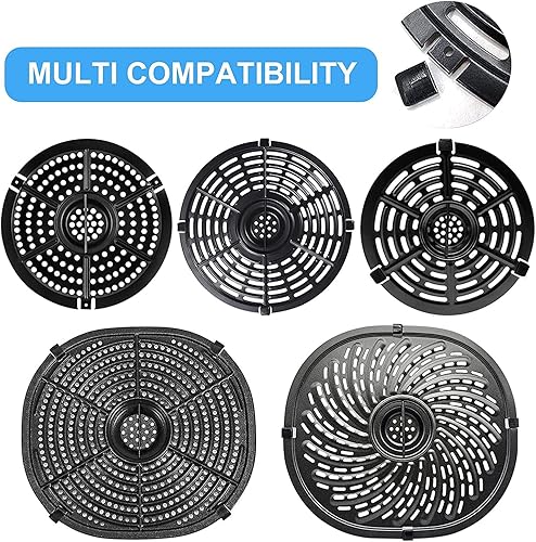 Miniatura 2 de Parachoques de goma para freidora de aire, 4 puntas de goma mejoradas para freidora de aire, pestañas de silicona, pestañas de goma, piezas de goma