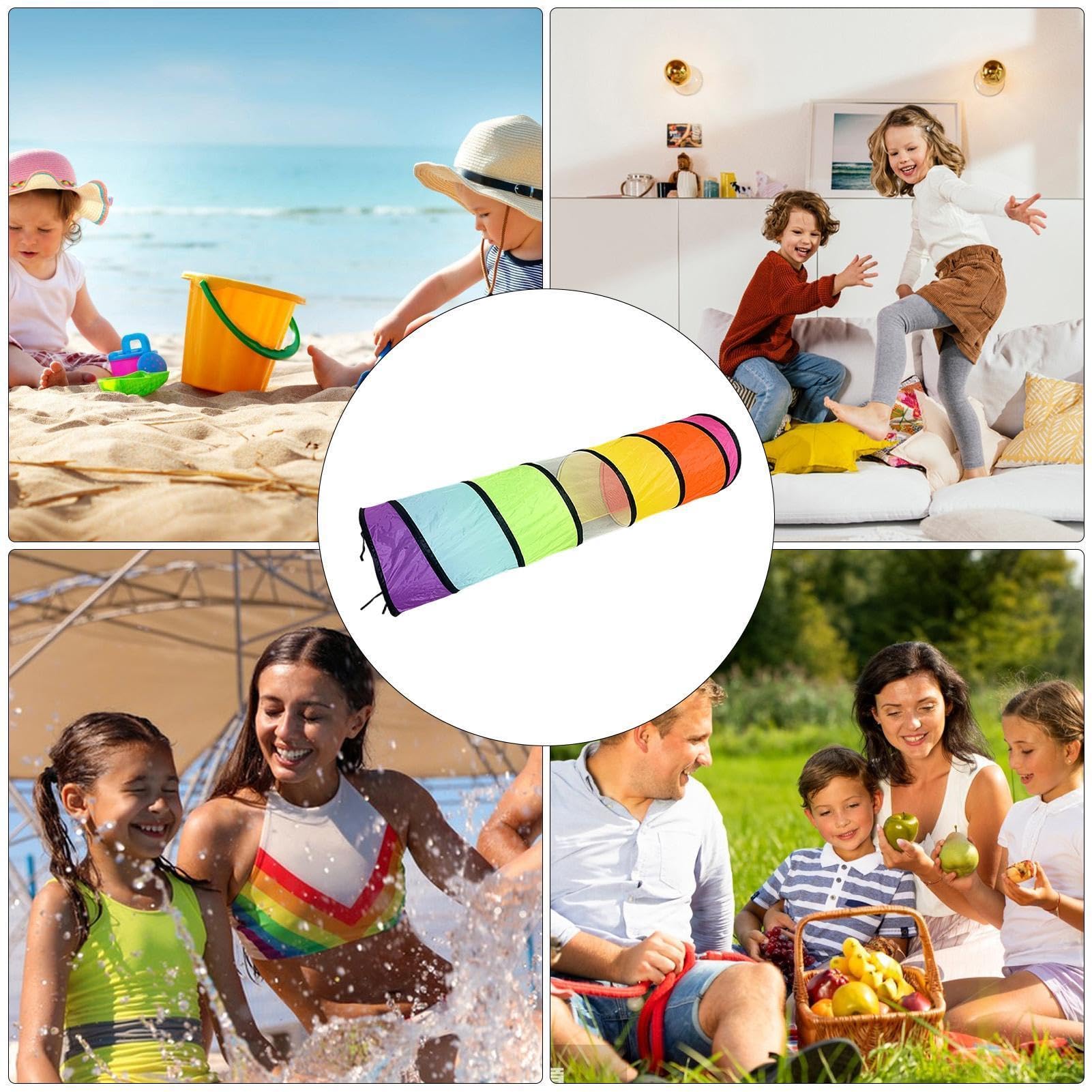 Tunnel de Jeu pour | Tente d'escalade et Maison de Jeu pour | Tunnel Tente pour Chambre Jardin Camping,pour Arrière-Cour, Salon, Intérieur, Extérieur, Chambre, Jardin, Camping, Plage, Aire de Jeux