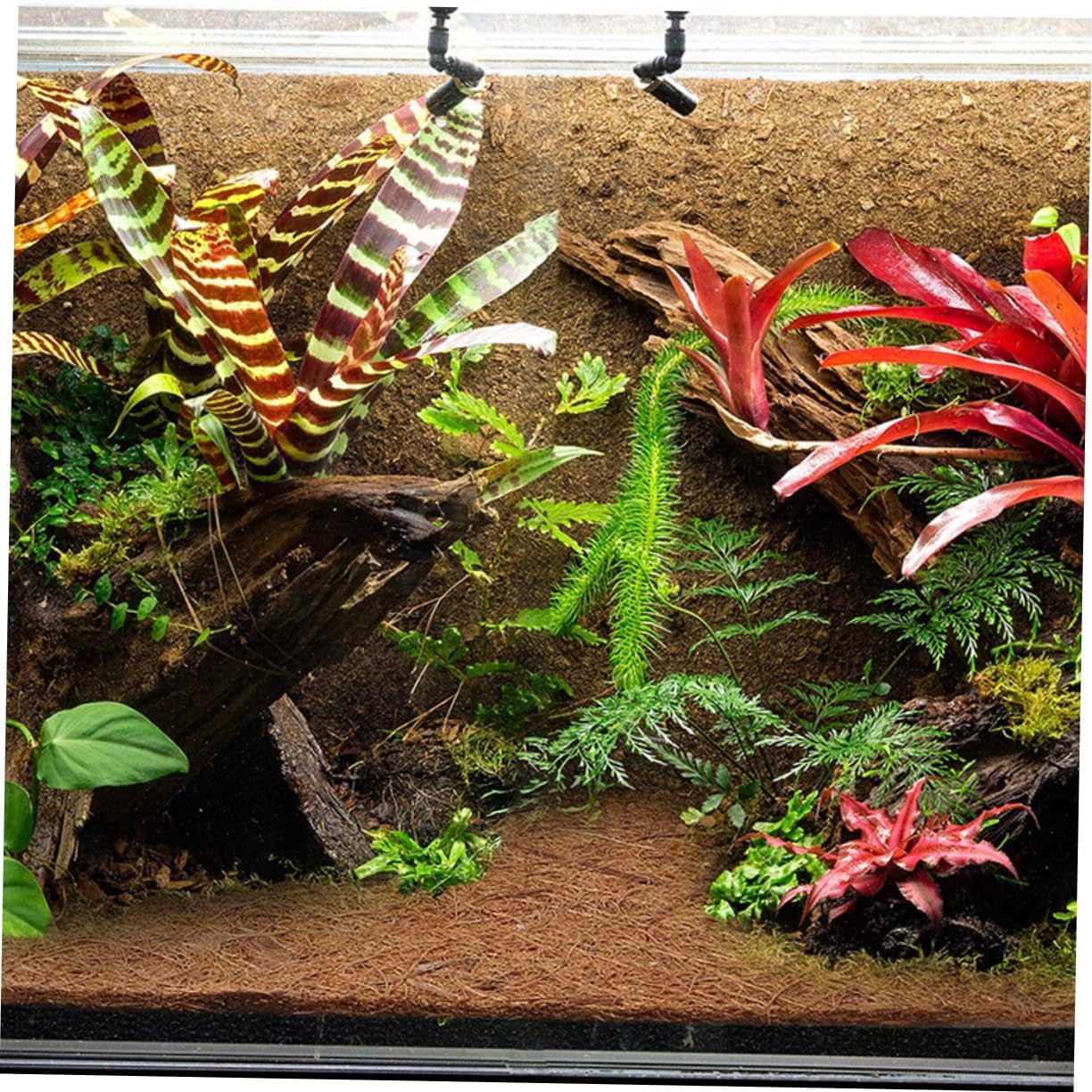 MERRYHAPY Jute Fiber Worm Blanket for Reptile Terrarium Crawler Pad Sturdy Tortoise Box Cushion PET Bedding Mat for Lizard and Snake Enclosures