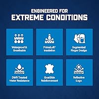 Vista 7 de ICEARMOR Extreme Mitts – Waterproof Insulated Ice Fishing Mittens - Thinsulate, Reinforced Palm Cold-Weather Protection