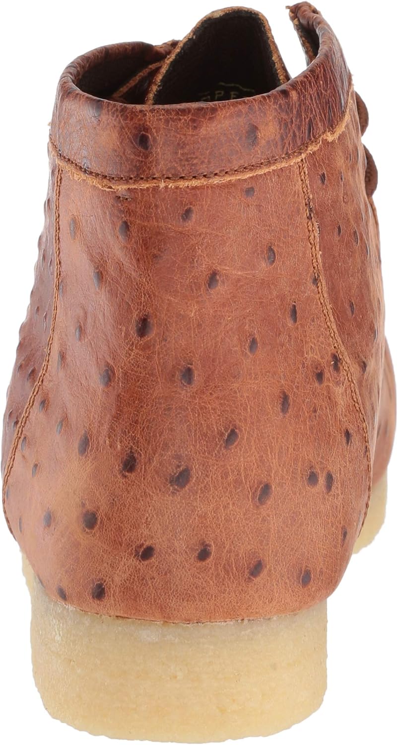 Crazy Horse Leather Ankle Boots with Gum Sticker by Roper