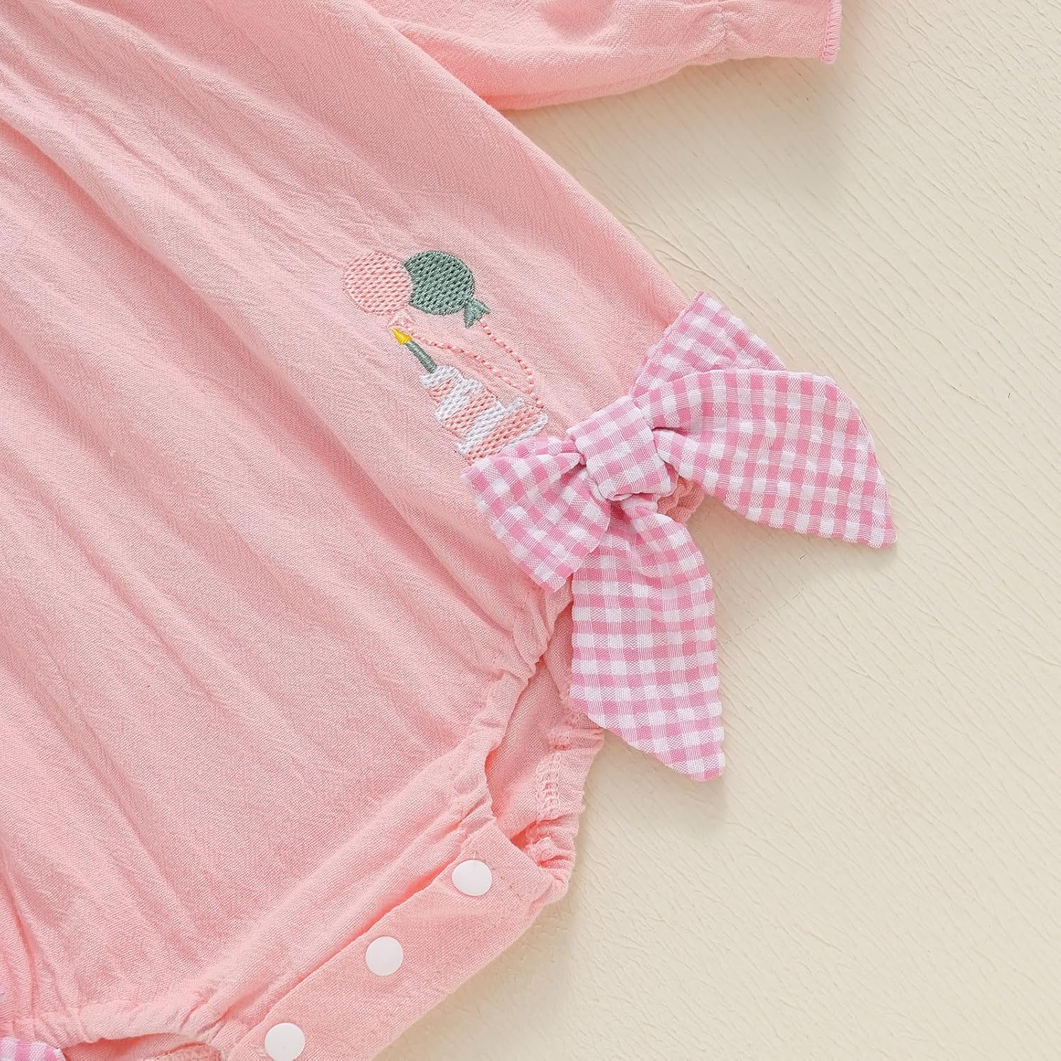 My First 1st Birthday Outfit Baby Girl 1 Year Old Clothes One Silly Goose Bubble Romper Onesie Fall Winter Clothes - Image 5