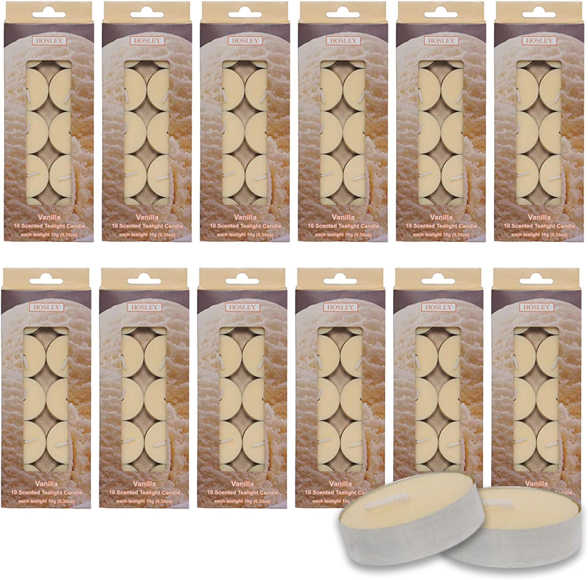 Amazon.com: IKEA Home Decoration Sinnlig Scented Tealight, Vanilla ...