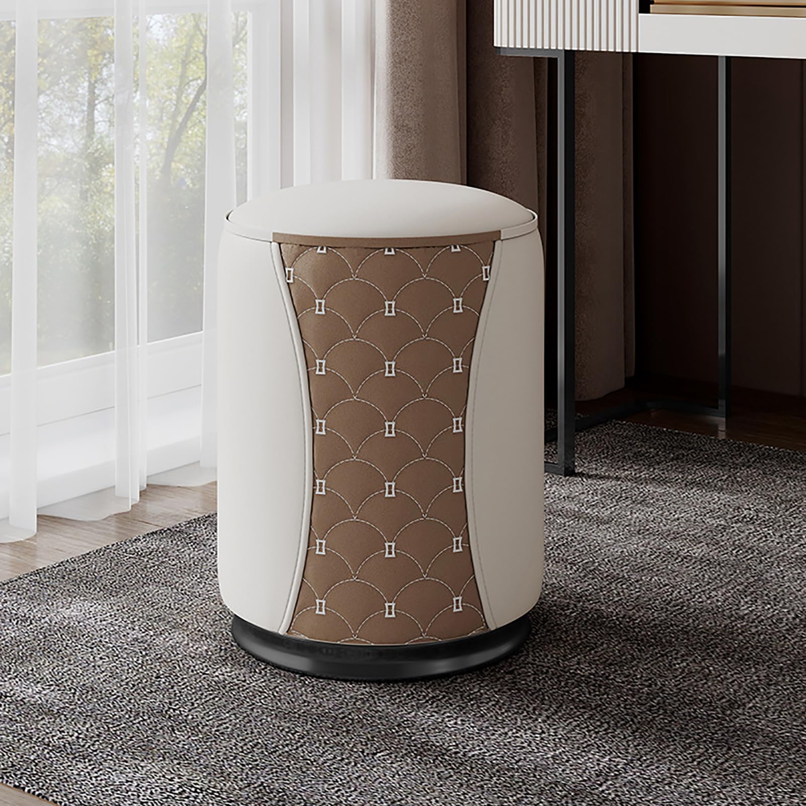 Tabouret de vanité pour salle de maquillage spécial petits espaces