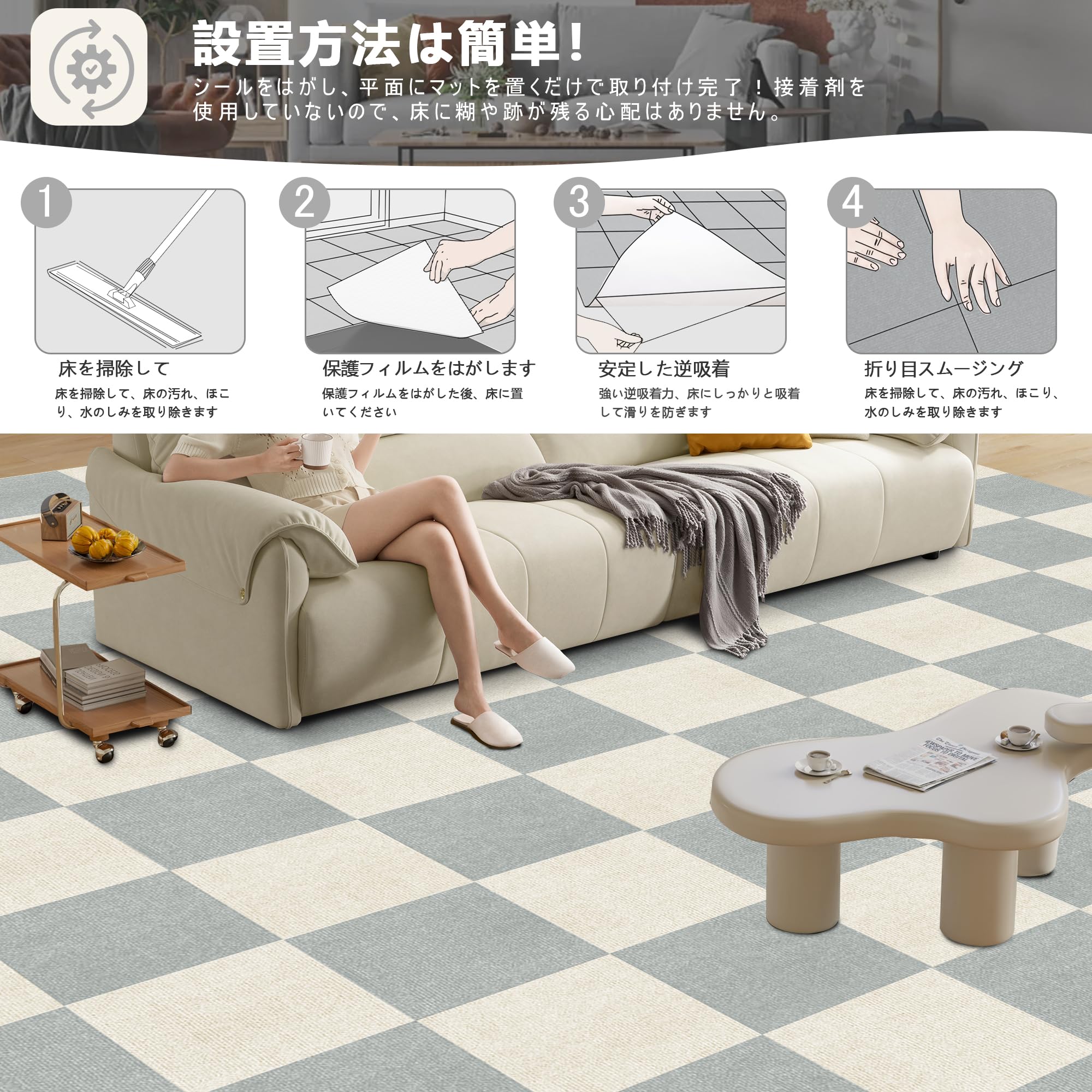 Amazon 限定ブランド】QIUYMI ジョイントマット 【45*45cm 40枚 Amazon 限定ブランド】QIUYMI ジョイントマット 【45*45cm 40枚